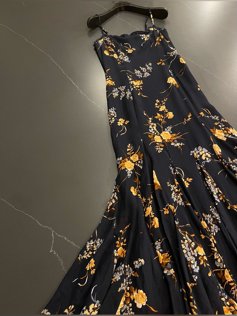 NEW REFORMATION Lilibet Dress in Navy Size 12 - Picture 11 of 13